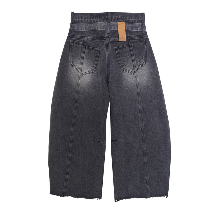 Rokh - BALLOON SHAPED LAYERED DENIM