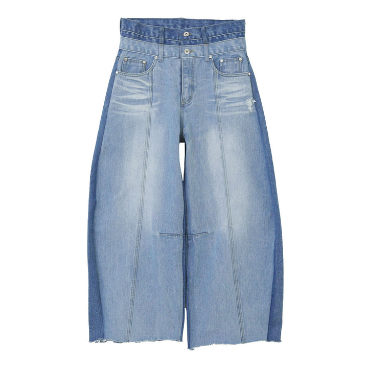 Rokh - BALLOON SHAPED LAYERED DENIM