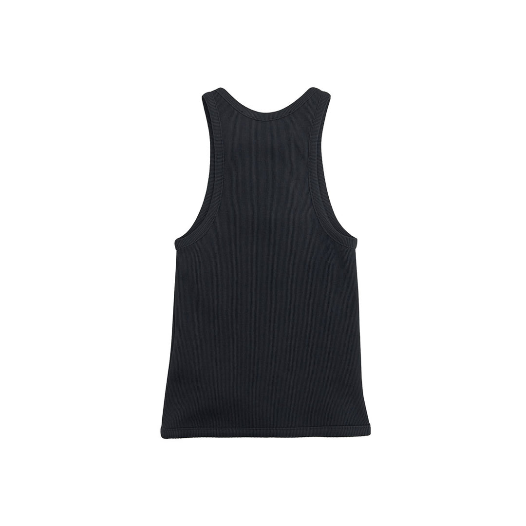 Rokh - RIBBED CROPPED TANK TOP