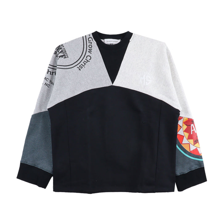Marine Serre - UPCYCLED GRAPHIC SWEATSHIRTS (S)