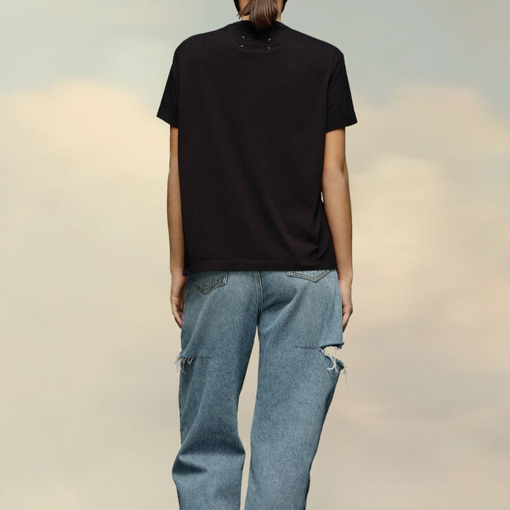 Maison Margiela - ディストーテッド ロゴ Tシャツ