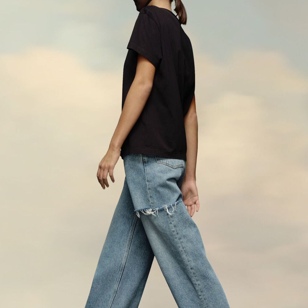 Maison Margiela - ディストーテッド ロゴ Tシャツ