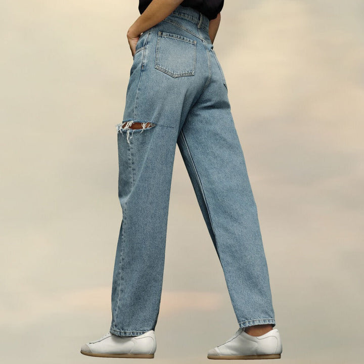 デニムジーンズ スラッシュディテール - Maison Margiela
