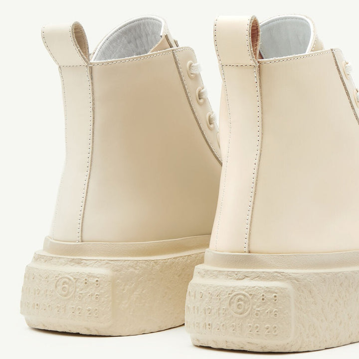MM6 Maison Margiela - レースアップ レザースニーカー