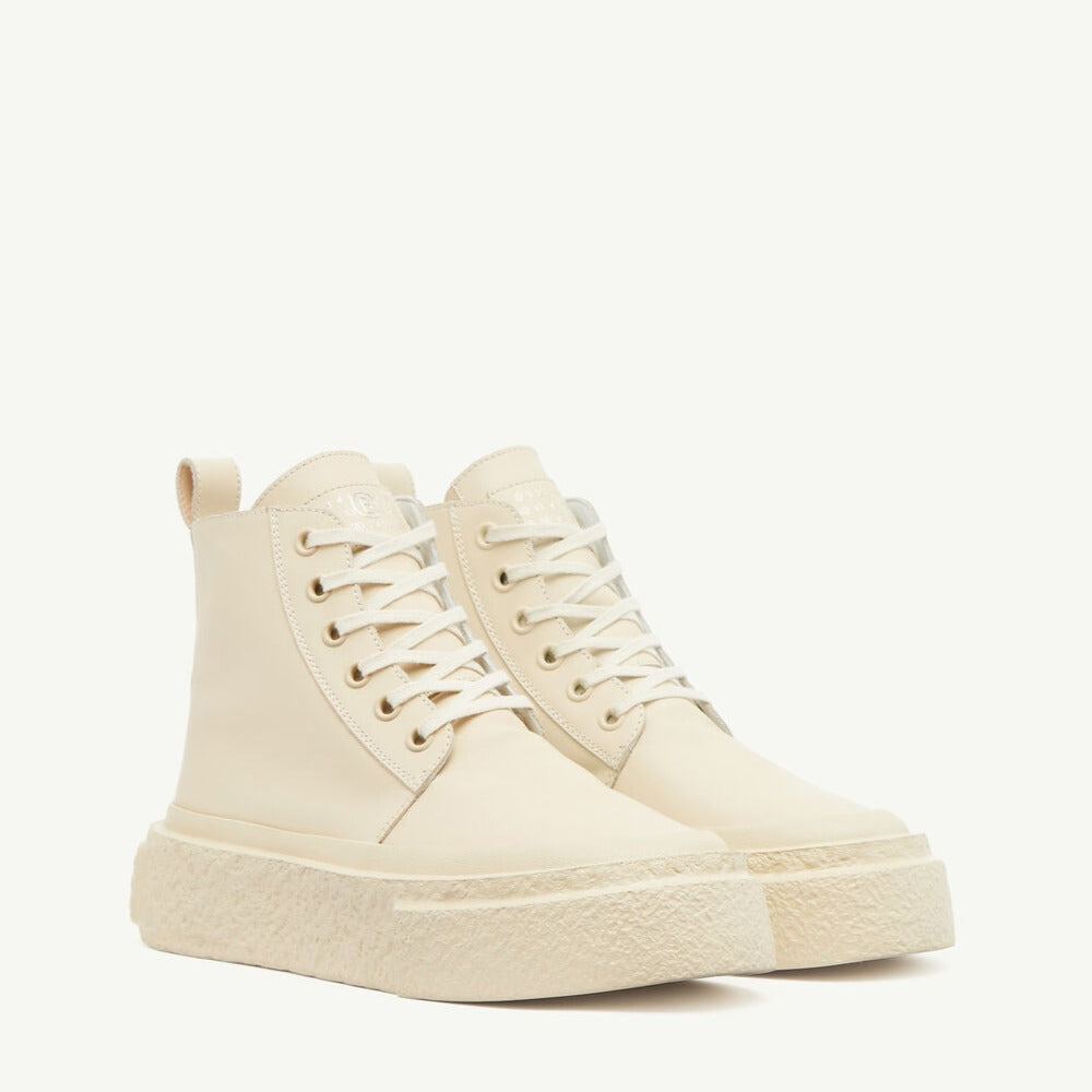 MM6 Maison Margiela - レースアップ レザースニーカー