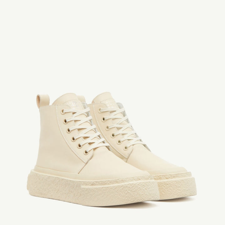 MM6 Maison Margiela - レースアップ レザースニーカー