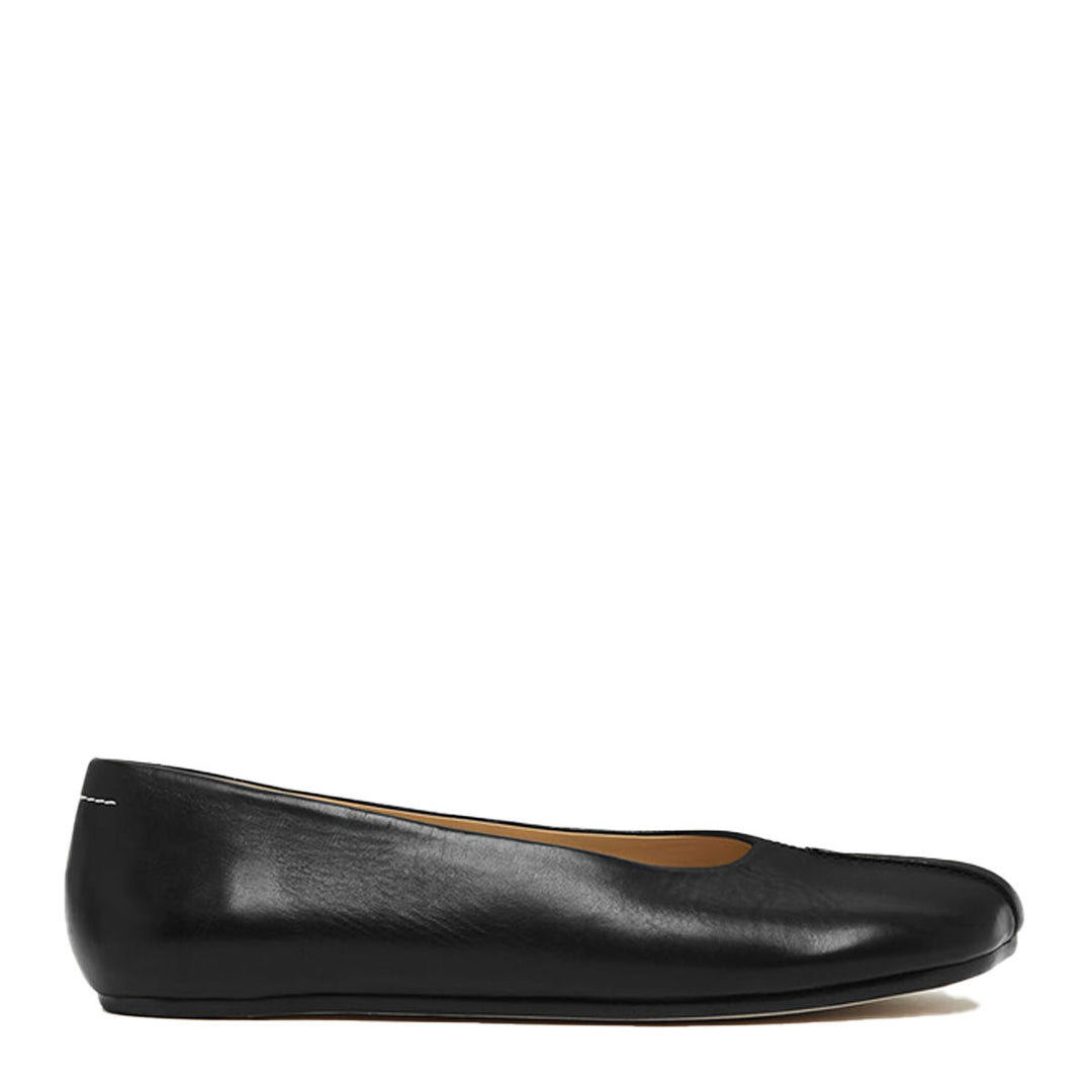 MM6 Maison Margiela - Stitch-out レザーバレリーナ