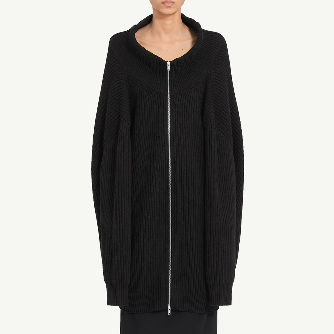 Rib Knit Cardigan Dress