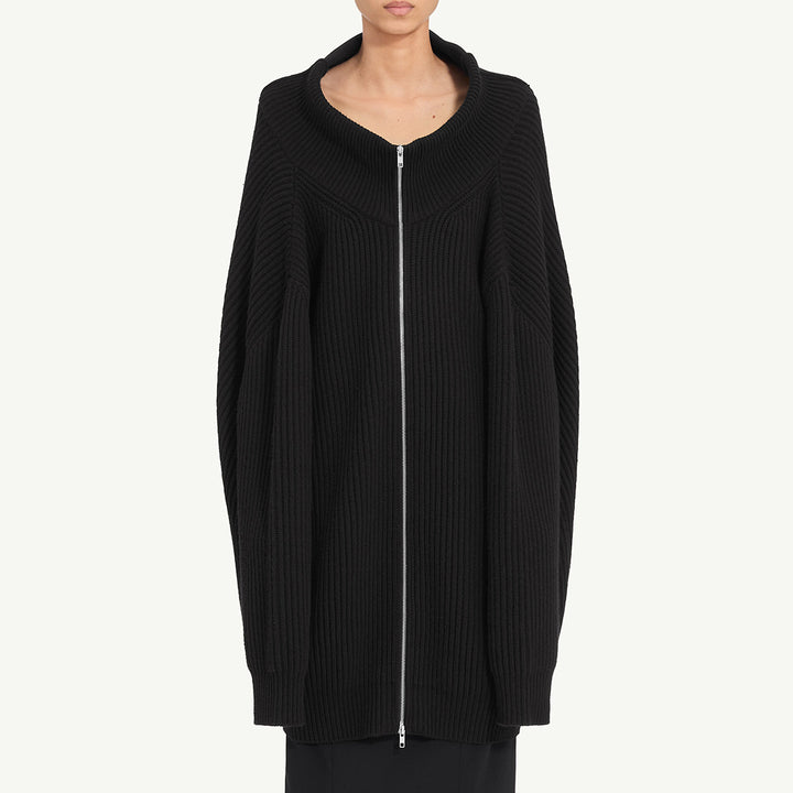 Rib Knit Cardigan Dress
