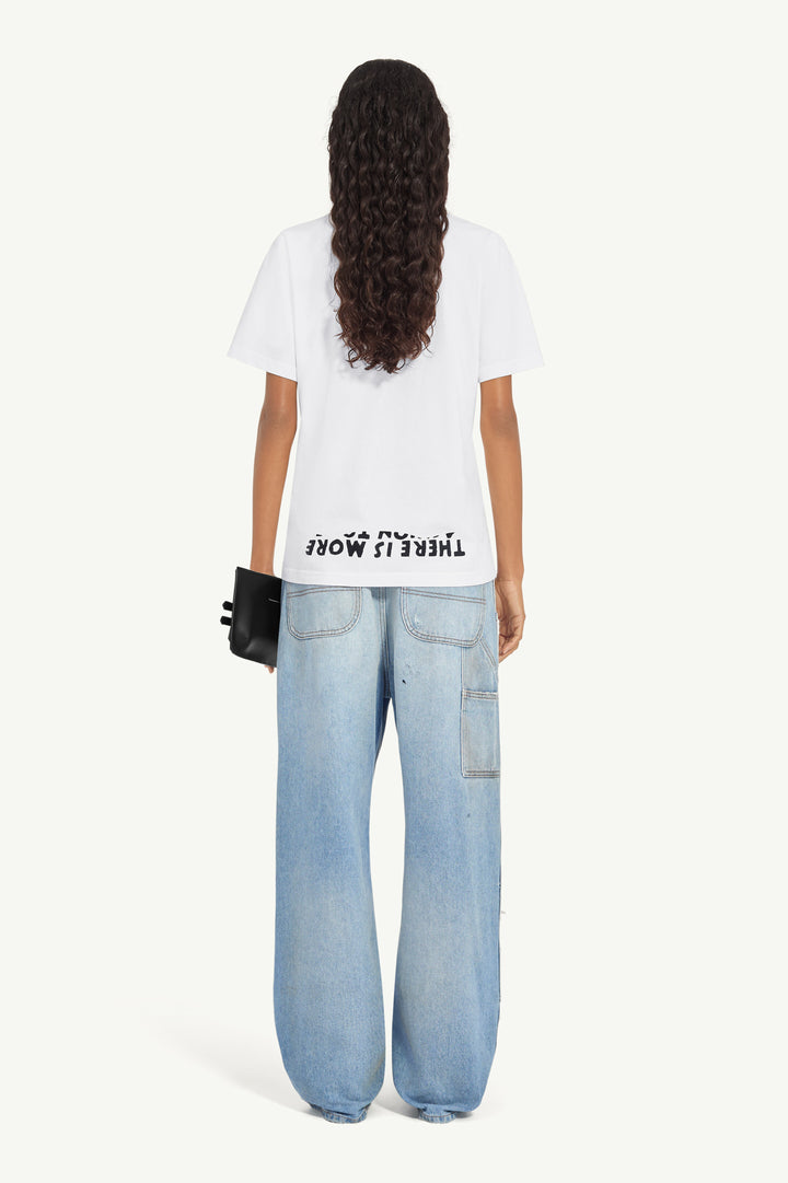 MM6 Maison Margiela - Vネック SIDA Tシャツ
