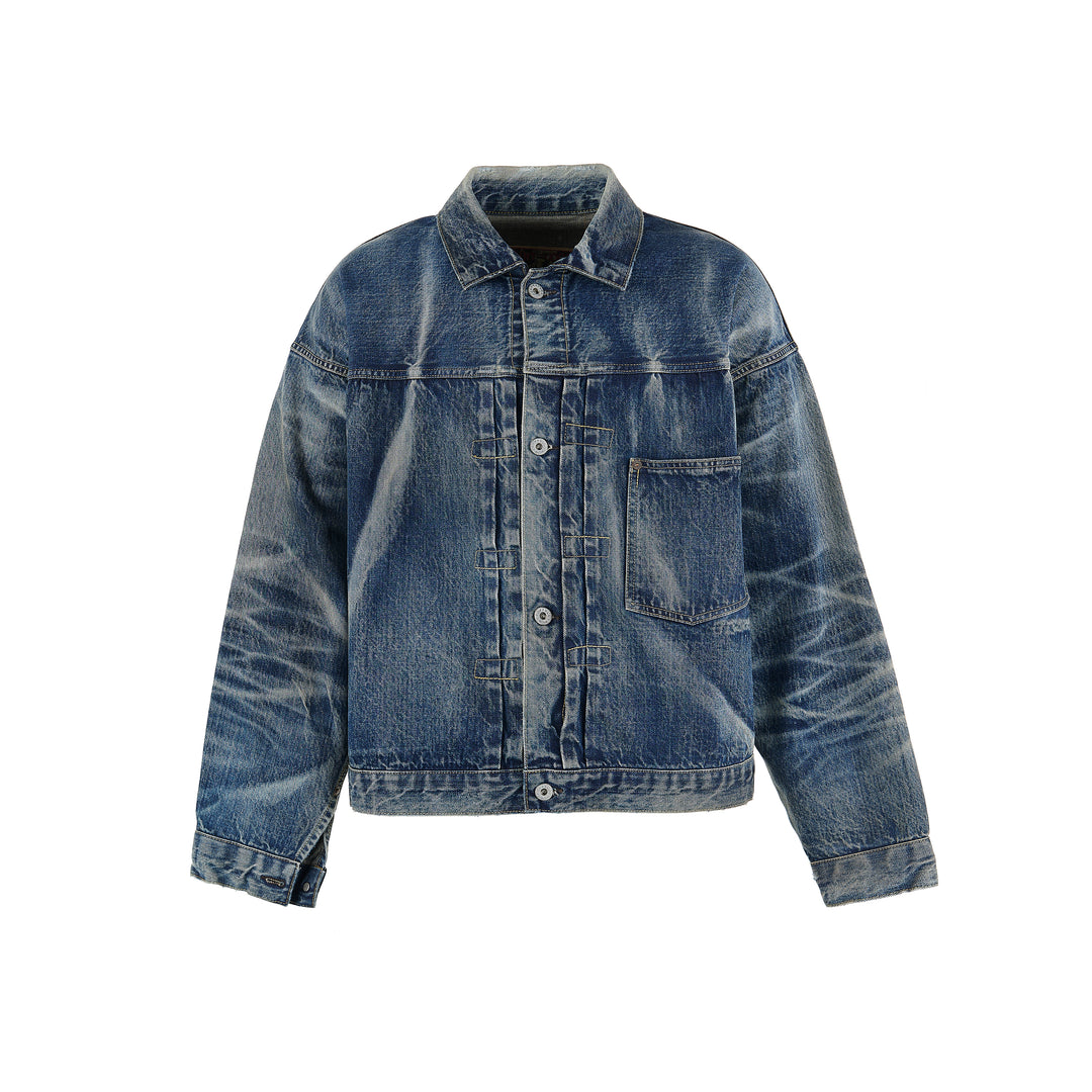 SAINT MICHAEL - BJ_DENIM JKT/DAMAGE