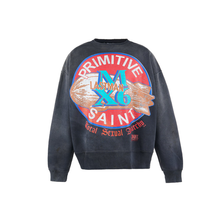 SAINT MICHAEL - LM_CRW-N SWEAT/PRIMITIVE