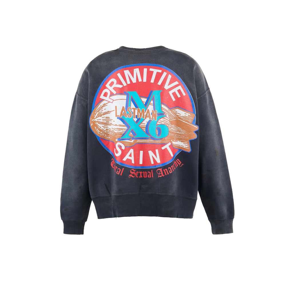 SAINT MICHAEL - LM_CRW-N SWEAT/PRIMITIVE