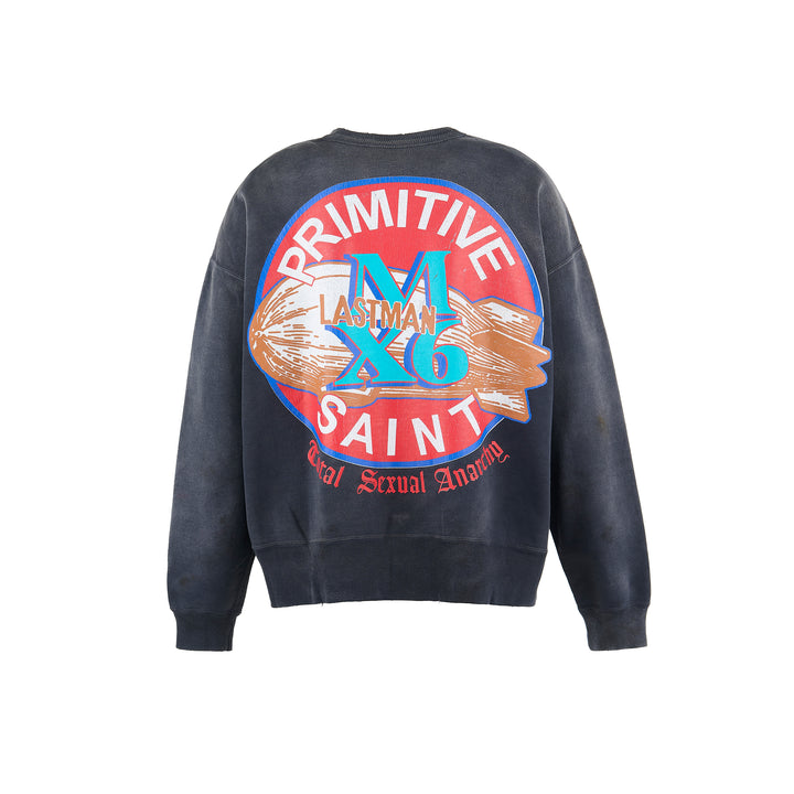 SAINT MICHAEL - LM_CRW-N SWEAT/PRIMITIVE