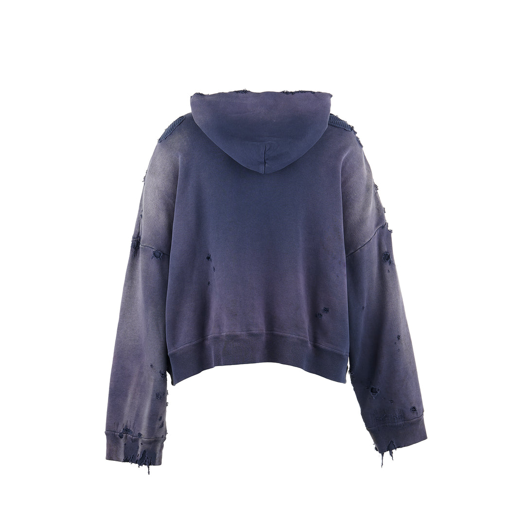 SAINT MICHAEL - ZIP UP HOODIE/DOUBLE FACE