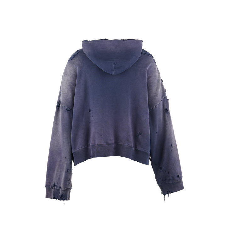 SAINT MICHAEL - ZIP UP HOODIE/DOUBLE FACE