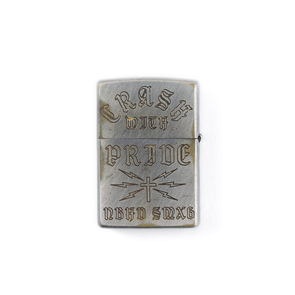 SAINT MICHAEL - STHD . AGED ZIPPO LIGHTER