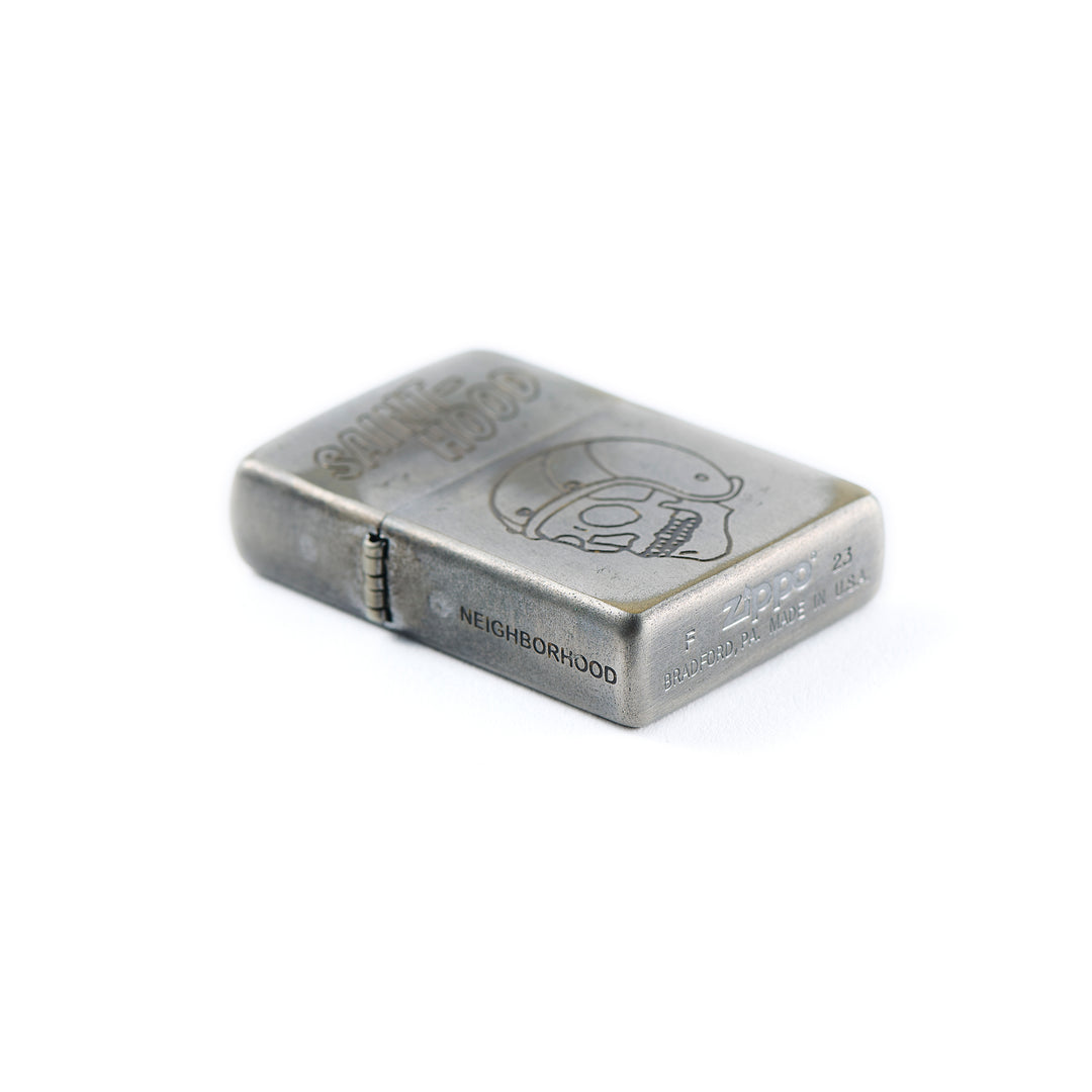SAINT MICHAEL - STHD . AGED ZIPPO LIGHTER
