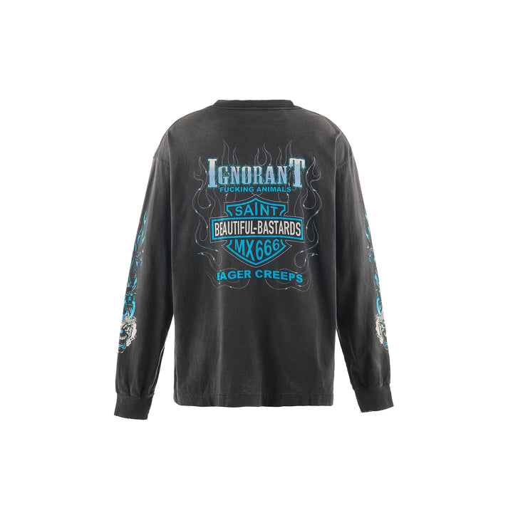 SAINT MICHAEL - L/S TEE BTFL BASTARS