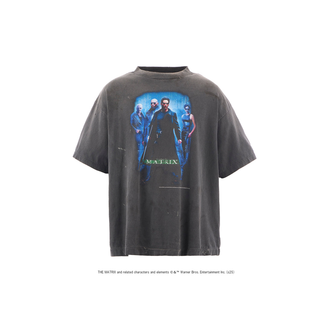 SAINT MICHAEL - MTRX_SS TEE/THE MATRIX GREEN LOGO