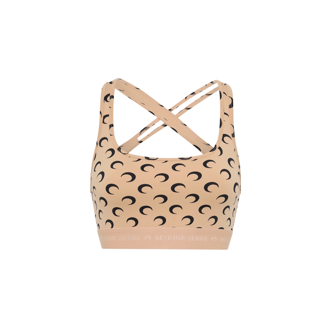 Marine Serre - リサイクルMOONジャージースポーツブラ