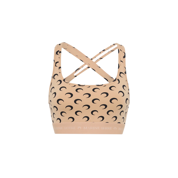 Marine Serre - リサイクルMOONジャージースポーツブラ