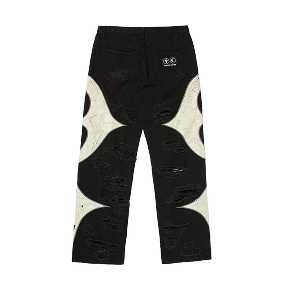 THUG CLUB - TC Leather Washing Denim Pants War Ver