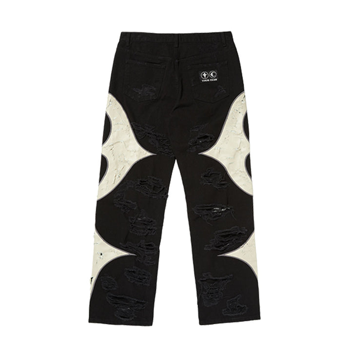 THUG CLUB - TC Leather Washing Denim Pants War Ver