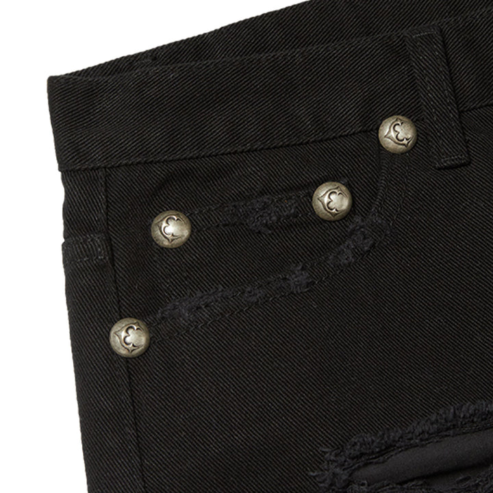 THUG CLUB - TC Leather Washing Denim Pants War Ver