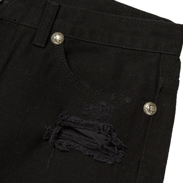 THUG CLUB - TC Leather Washing Denim Pants War Ver