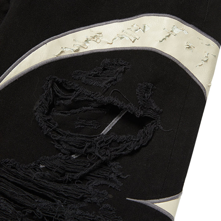 THUG CLUB - TC Leather Washing Denim Pants War Ver