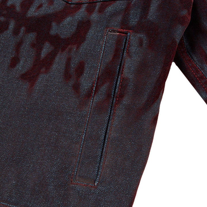THUG CLUB - Blood Lazered Denim Jacket