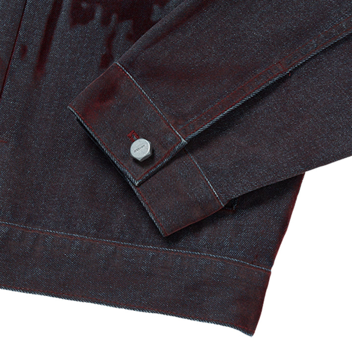 THUG CLUB - Blood Lazered Denim Jacket