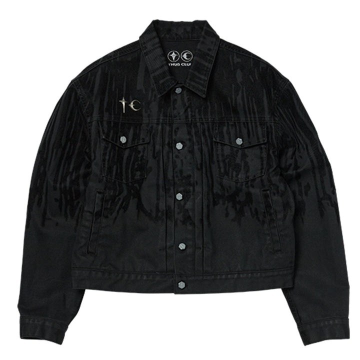 THUG CLUB - Blood Lazered Denim Jacket