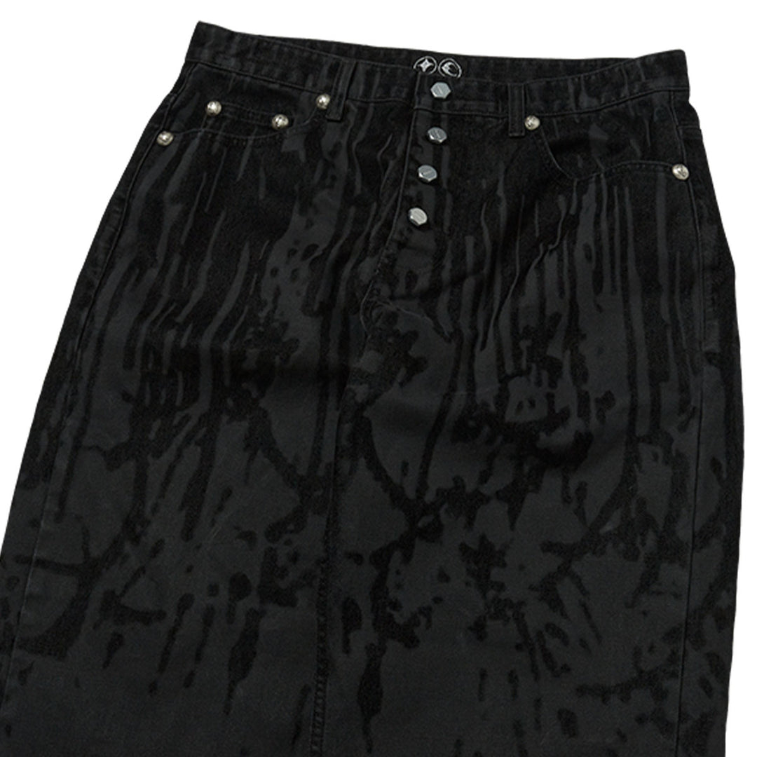 THUG CLUB - Blood Lazered Denim Pants