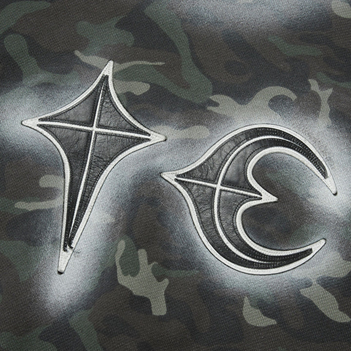 THUG CLUB - Sprayed Camoflage Rock Hoodie