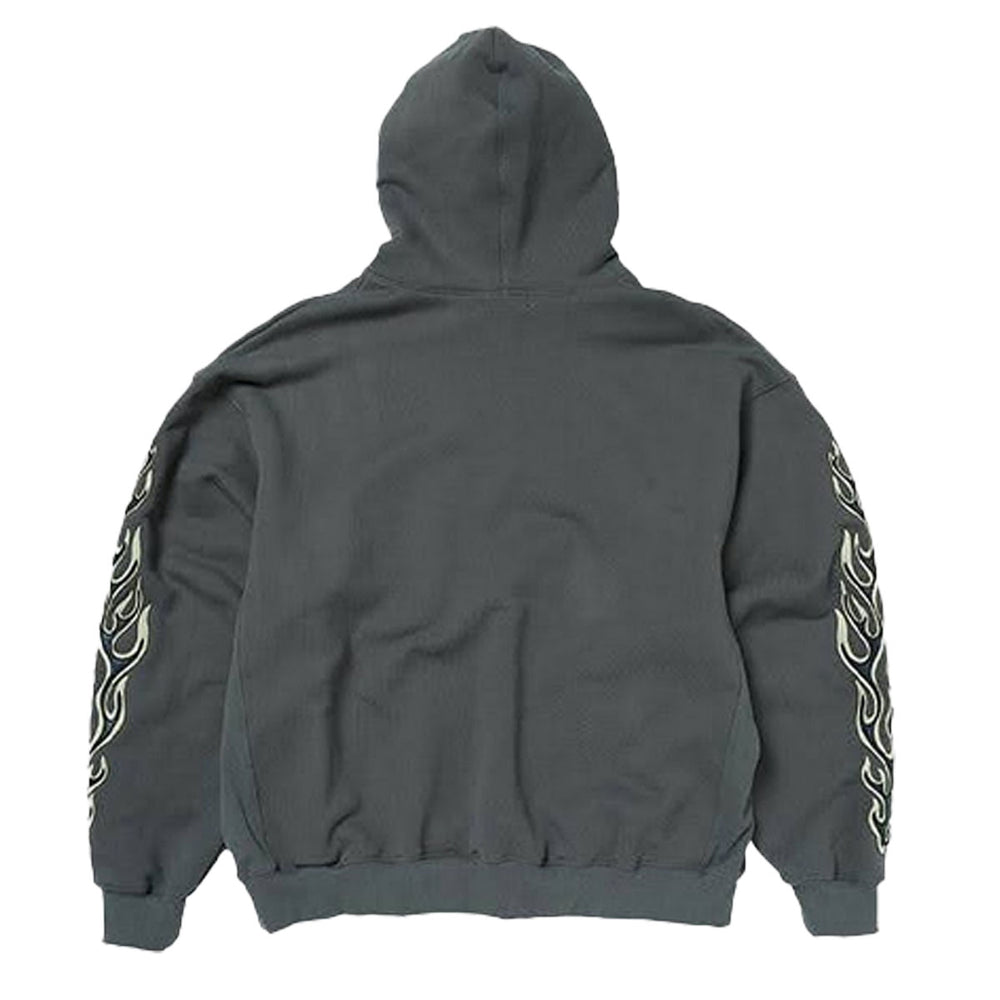 THUG CLUB - Leather Flame Hoodie