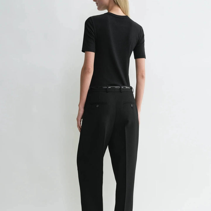 TOTEME - Classic rib tee black