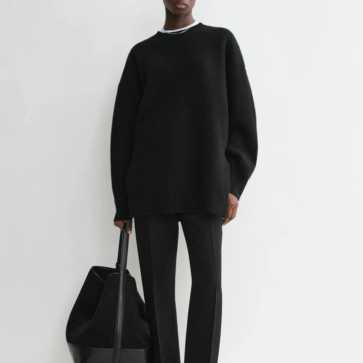 TOTEME - Double-knit pullover black