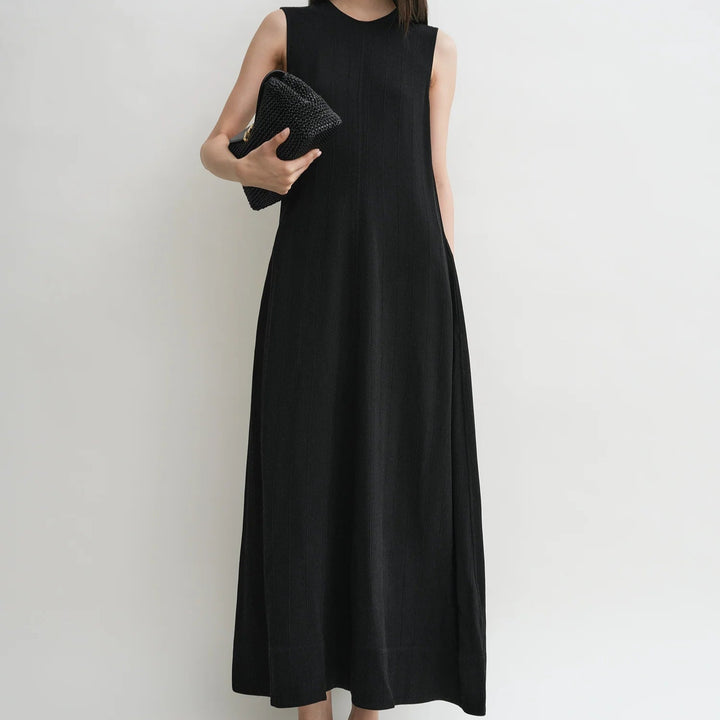 TOTEME - Woven stripe dress black petite