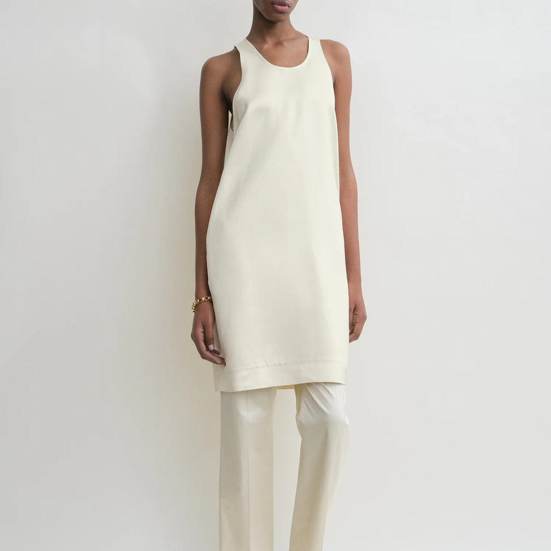 TOTEME - Scoop-neck dress ecru