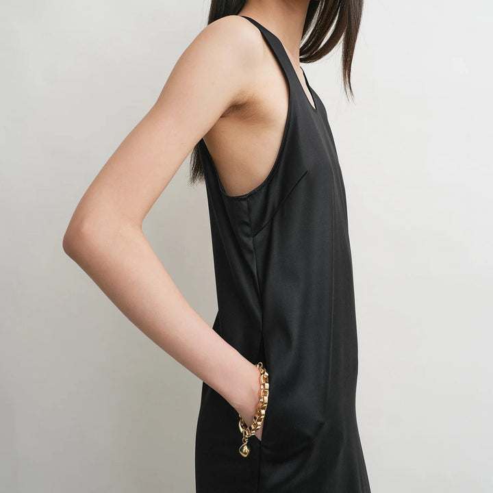 TOTEME - Scoop-neck dress black