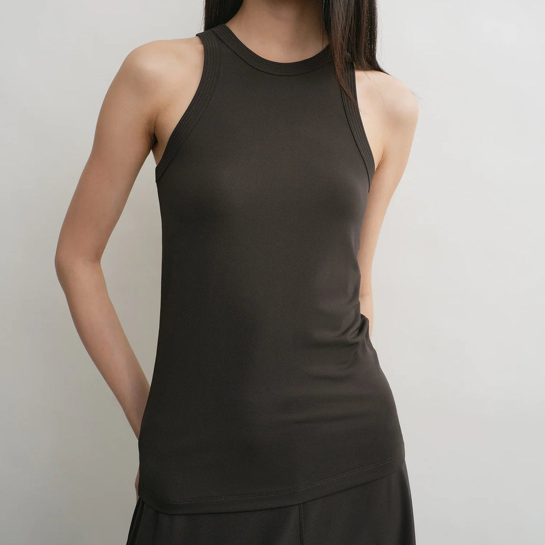 TOTEME - Fluid jersey tank pepper