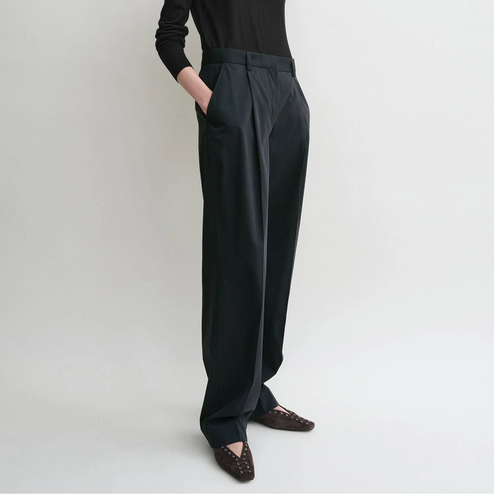 TOTEME - Slanted pocket trousers nightfall