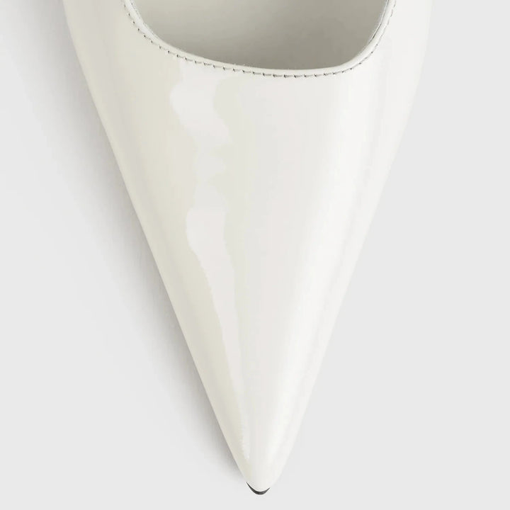 TOTEME - Sharp patent-leather slingbacks