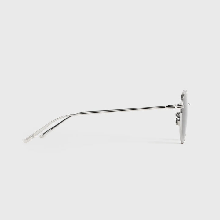 TOTEME - The Rounds sunglasses silver