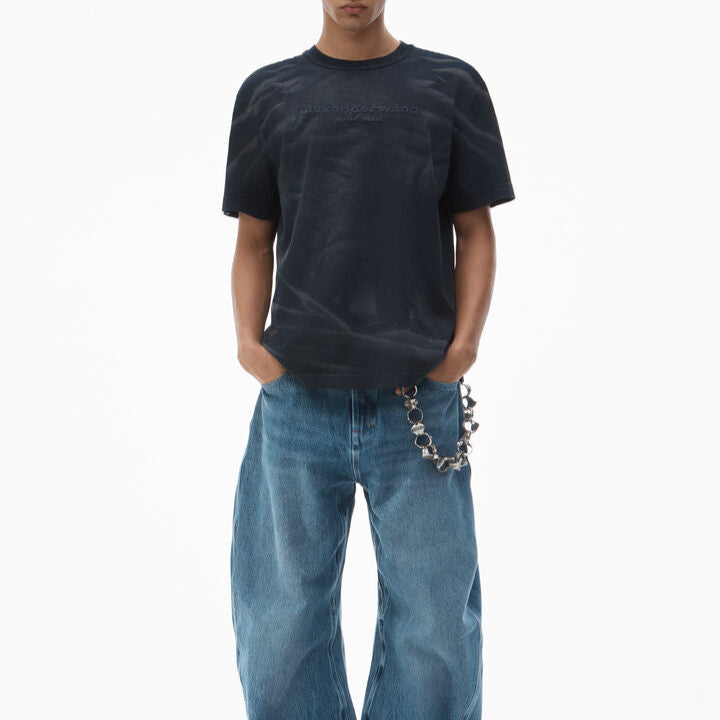 Alexander Wang - コットンジャージー ユニセックス ロゴ tシャツ