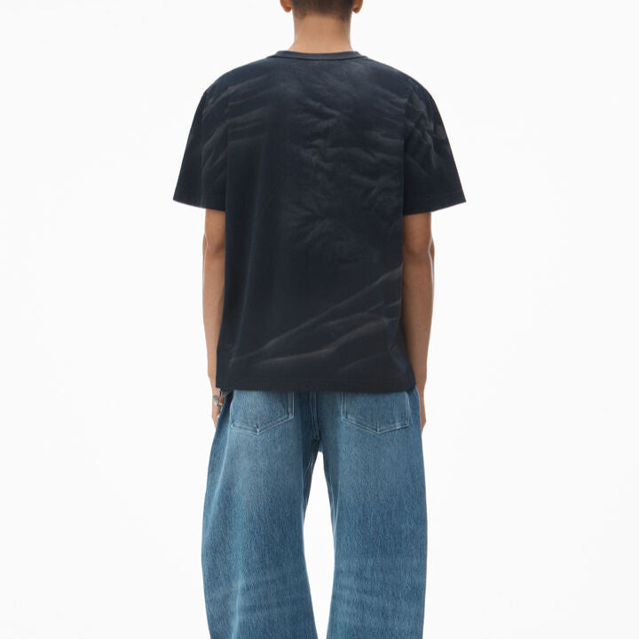 Alexander Wang - コットンジャージー ユニセックス ロゴ tシャツ