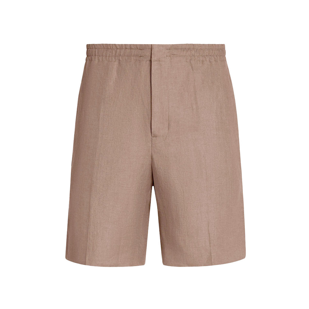 ZEGNA - OASI LINO SHORT PANTS