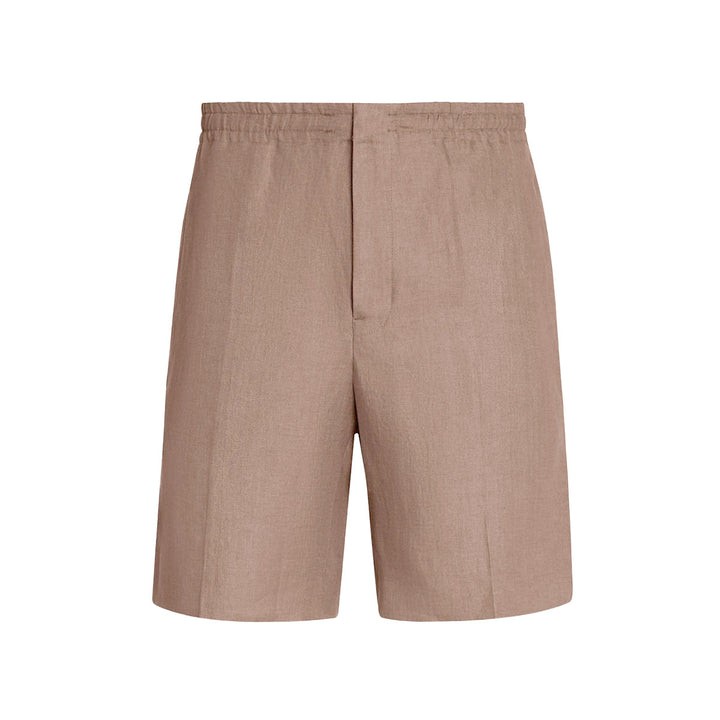 ZEGNA - OASI LINO SHORT PANTS